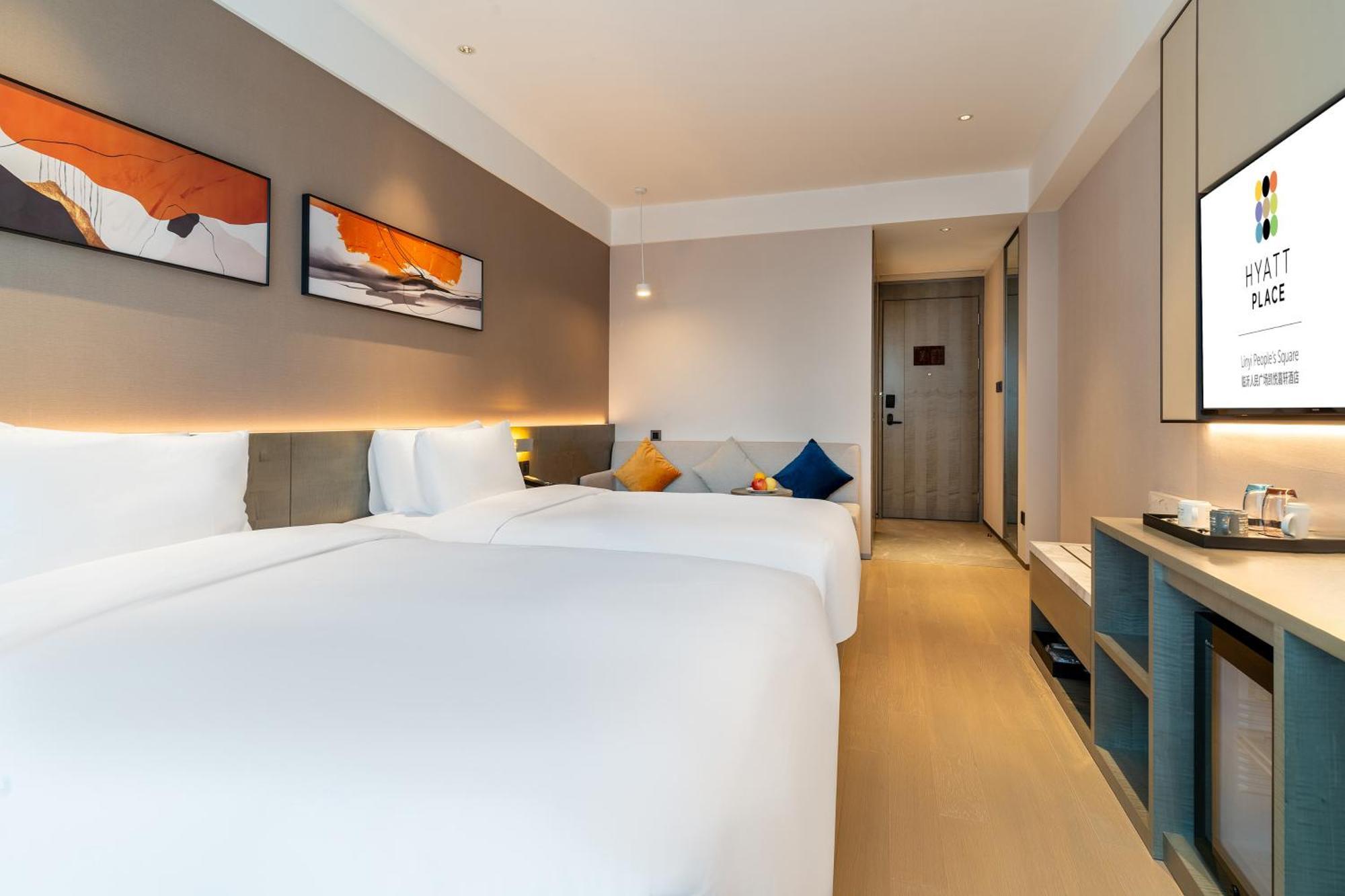 Hyatt Place Linyi People Square Экстерьер фото